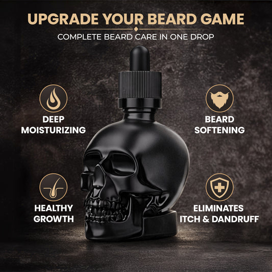 IGNITE Beard Oil Serum for Men – Argan & Rosemary, Non-Greasy, 1 fl oz
