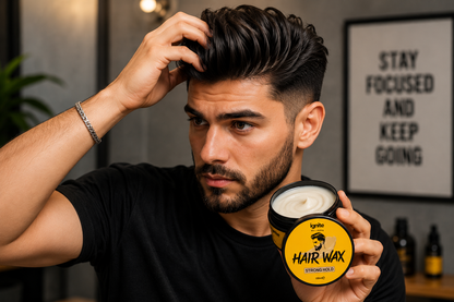 Ignite Aqua Hair Styling Wax – Strong Hold, Natural Finish, Water-Based Hair Wax for Men – 150g